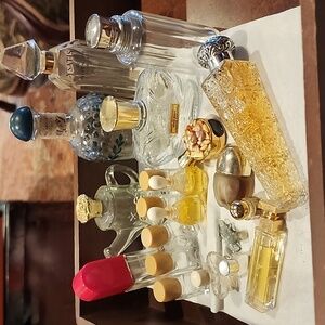 Mixed lot perfume and bottles